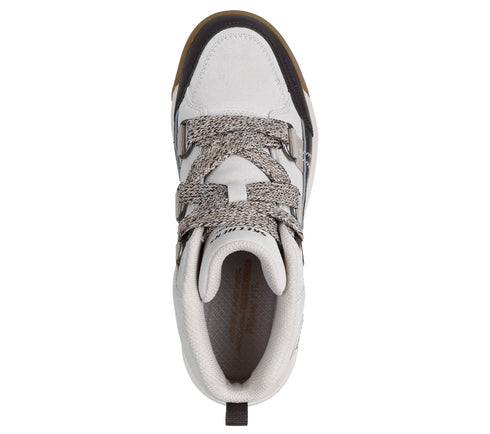 Ghete sport, dama, SKECHERS YANA - COLLINS LANDING 180320-NTBR crem, piele ecologica